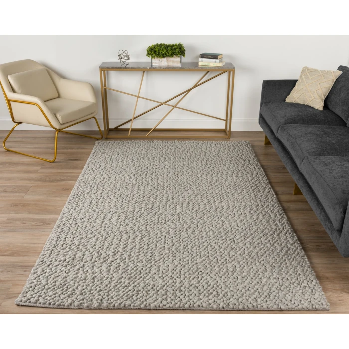 Dalyn Gorbea GR1 Silver Area Rug 9 ft. X 13 ft. Rectangle
