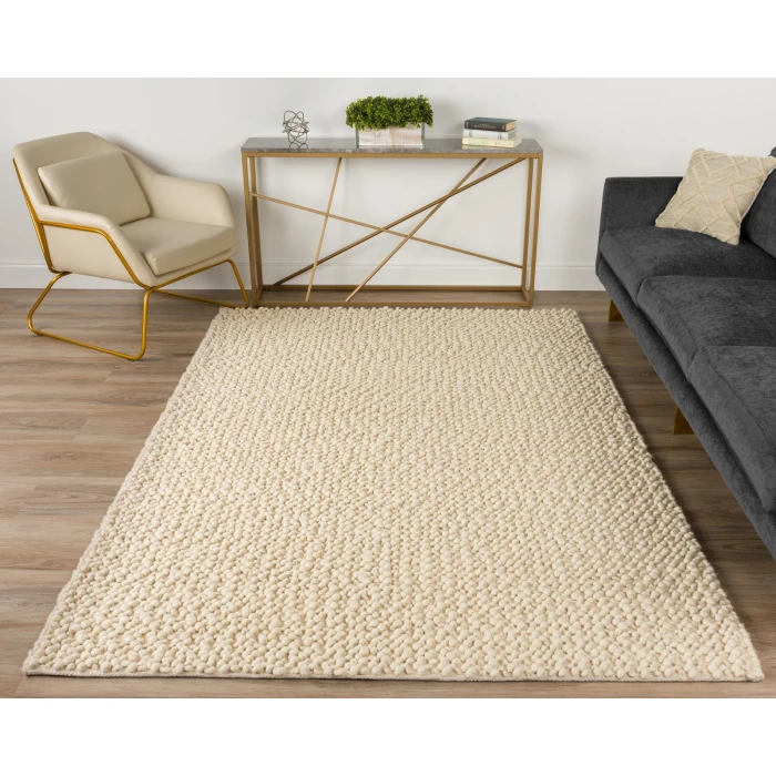 Dalyn Gorbea GR1 Vanilla Area Rug 9 ft. X 13 ft. Rectangle