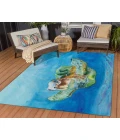 Dalyn Indoor/Outdoor Harbor HA3 Ocean Washable 2'6" x 3'10" Rug