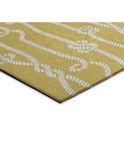 Dalyn Indoor/Outdoor Harbor HA7 Gold Washable 2'6" x 3'10" Rug
