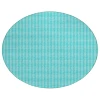 Dalyn Indoor/Outdoor Hinton HN1 Aqua Washable 6' x 6' Rug