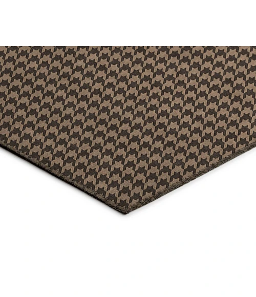 Dalyn Indoor/Outdoor Hinton HN1 Chocolate Washable 9' x 12' Rug