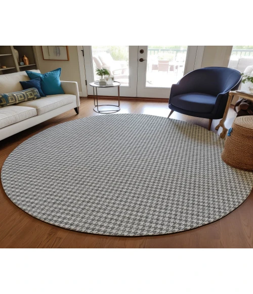 Dalyn Indoor/Outdoor Hinton HN1 Grey Washable 10' x 10' Rug