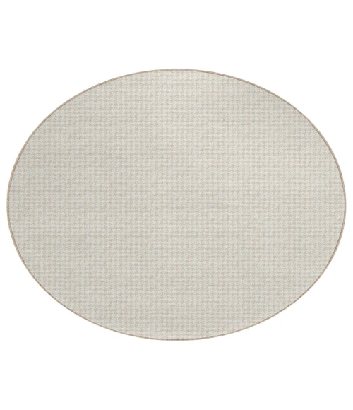 Dalyn Indoor/Outdoor Hinton HN1 Linen Washable 6' x 6' Rug