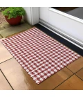 Dalyn Indoor/Outdoor Hinton HN1 Red Washable 1'8" x 2'6" Rug