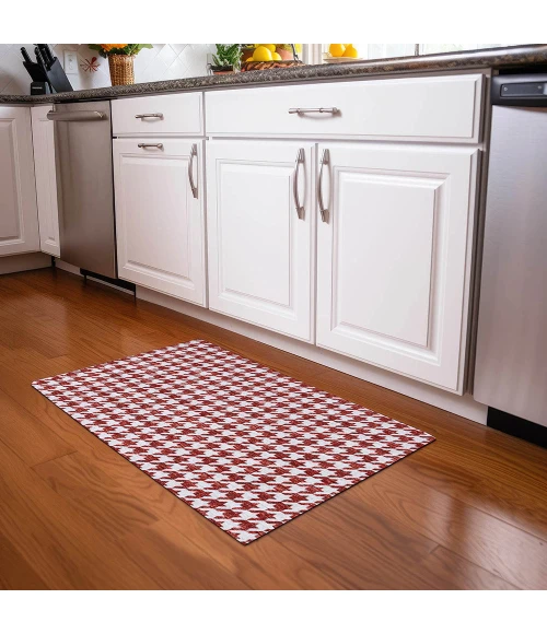 Dalyn Indoor/Outdoor Hinton HN1 Red Washable 1'8" x 2'6" Rug