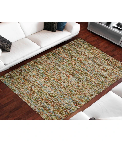 Dalyn Hanu HU1 Green 8' x 10' Rug