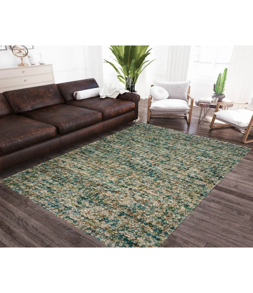 Dalyn Hanu HU1 Teal 8' x 10' Rug