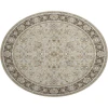 Dalyn Luxury Washable Hatay HY1 Beige 8' x 8' Round Rug