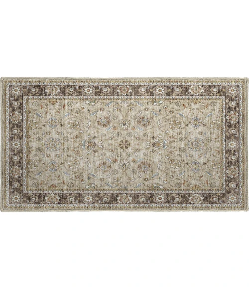 Dalyn Luxury Washable Hatay HY1 Beige 1'8" x 2'6" Rug