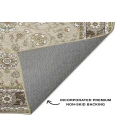 Dalyn Luxury Washable Hatay HY1 Beige 10' x 14' Rug