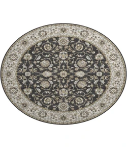Dalyn Luxury Washable Hatay HY1 Black 8' x 8' Round Rug