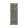 Dalyn Luxury Washable Hatay HY1 Black 2'3" x 7'6" Runner Rug