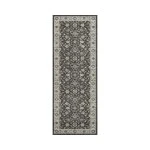 Dalyn Luxury Washable Hatay HY1 Black 2'3" x 7'6" Runner Rug