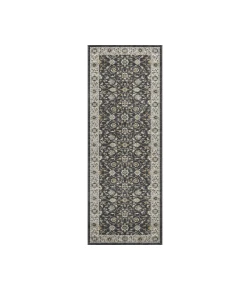 Dalyn Luxury Washable Hatay HY1 Black 2'3" x 7'6" Runner Rug