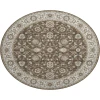 Dalyn Luxury Washable Hatay HY1 Chocolate 8' x 8' Round Rug
