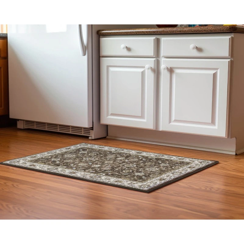 Dalyn Luxury Washable Hatay HY1 Chocolate 1'8" x 2'6" Rug