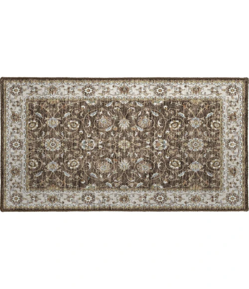 Dalyn Luxury Washable Hatay HY1 Chocolate 1'8" x 2'6" Rug