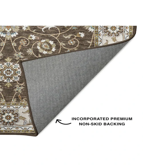 Dalyn Luxury Washable Hatay HY1 Chocolate 2'6" x 3'10" Rug