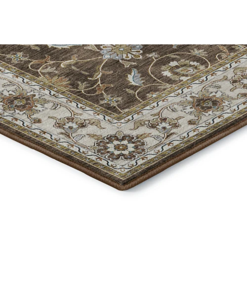 Dalyn Luxury Washable Hatay HY1 Chocolate 2'6" x 3'10" Rug