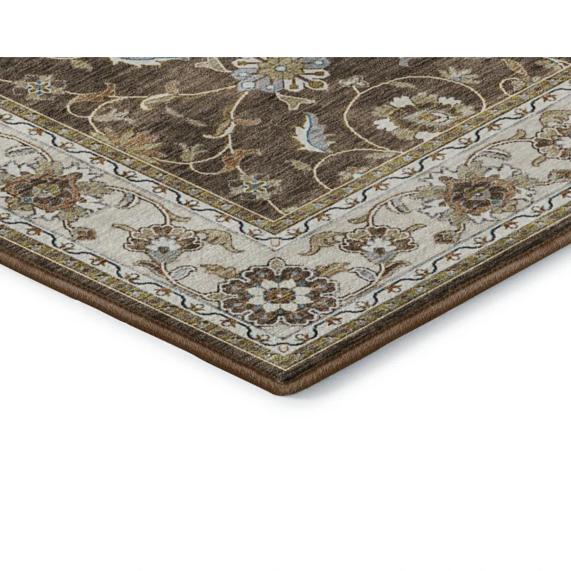 Dalyn Luxury Washable Hatay HY1 Chocolate 1'8" x 2'6" Rug
