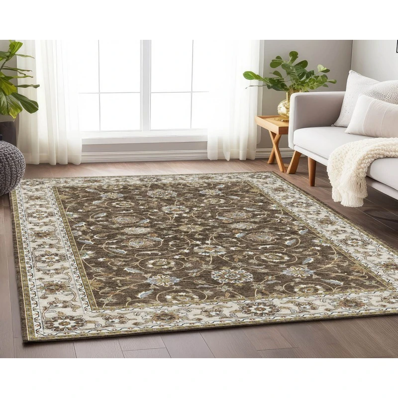 Dalyn Luxury Washable Hatay HY1 Chocolate 8' x 10' Rug