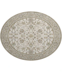 Dalyn Luxury Washable Hatay HY1 Ivory 8' x 8' Round Rug