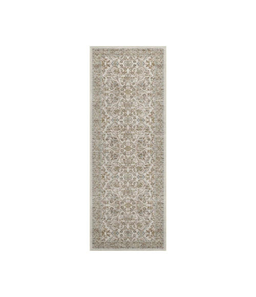 Dalyn Luxury Washable Hatay HY1 Ivory 2'3" x 7'6" Runner Rug