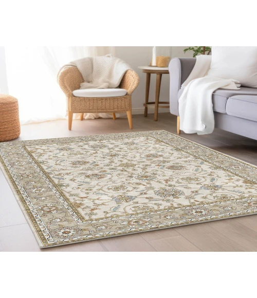 Dalyn Luxury Washable Hatay HY1 Ivory 8' x 10' Rug