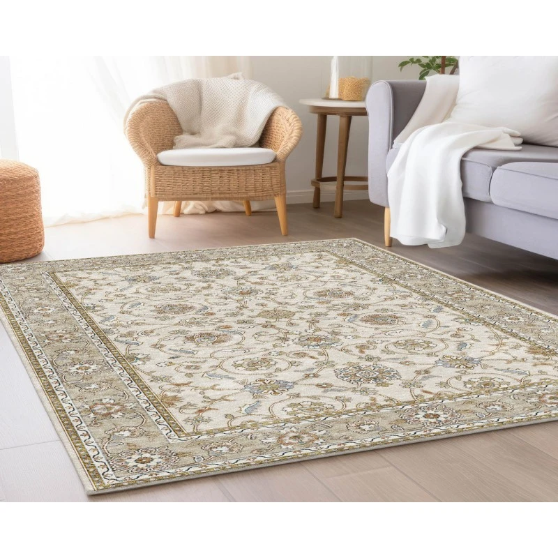 Dalyn Luxury Washable Hatay HY1 Ivory 5' x 7'6" Rug
