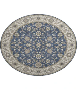 Dalyn Luxury Washable Hatay HY1 Navy 8' x 8' Round Rug