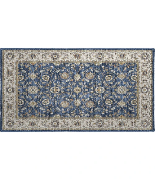 Dalyn Luxury Washable Hatay HY1 Navy 1'8" x 2'6" Rug