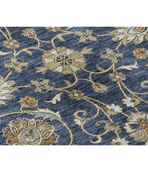 Dalyn Luxury Washable Hatay HY1 Navy 8' x 8' Round Rug