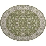 Dalyn Luxury Washable Hatay HY1 Olive 8' x 8' Round Rug