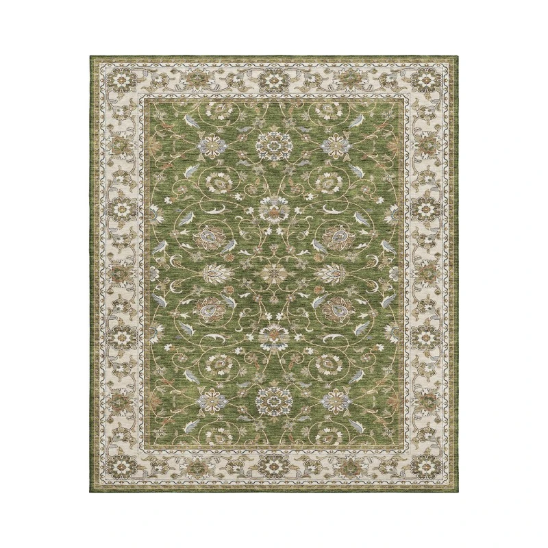 Dalyn Luxury Washable Hatay HY1 Olive 9' x 12' Rug