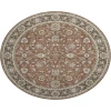 Dalyn Luxury Washable Hatay HY1 Paprika 8' x 8' Round Rug