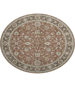 Dalyn Luxury Washable Hatay HY1 Paprika 8' x 8' Round Rug