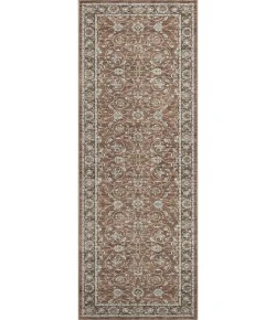 Dalyn Luxury Washable Hatay HY1 Paprika 2'3" x 7'6" Runner Rug