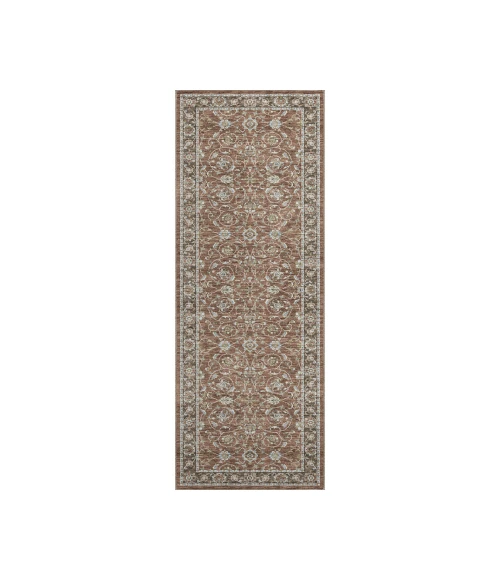 Dalyn Luxury Washable Hatay HY1 Paprika 2'3" x 7'6" Runner Rug