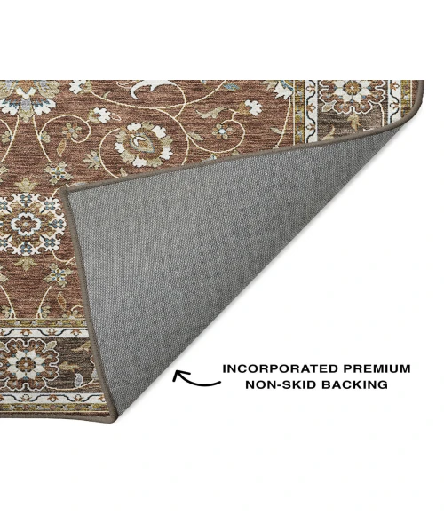 Dalyn Luxury Washable Hatay HY1 Paprika 2'3" x 7'6" Runner Rug