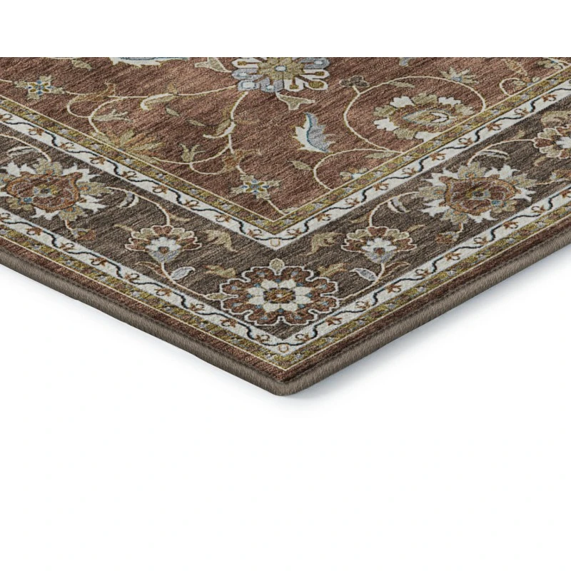 Dalyn Luxury Washable Hatay HY1 Paprika 8' x 8' Round Rug
