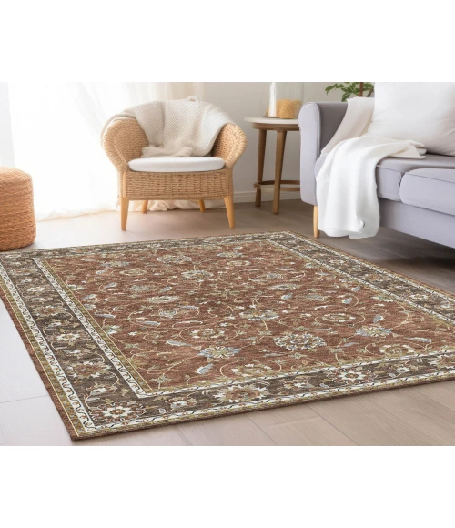 Dalyn Luxury Washable Hatay HY1 Paprika 2'6" x 3'10" Rug