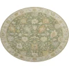 Dalyn Luxury Washable Hatay HY2 Aloe 8' x 8' Round Rug