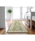 Dalyn Luxury Washable Hatay HY2 Aloe 2'3" x 7'6" Runner Rug
