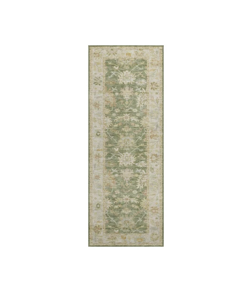 Dalyn Luxury Washable Hatay HY2 Aloe 2'3" x 7'6" Runner Rug