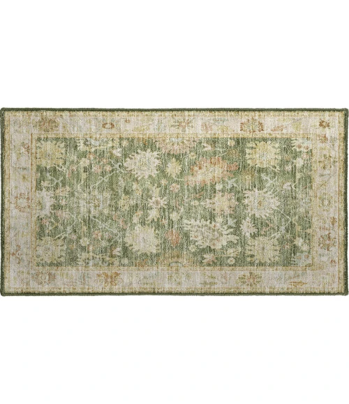 Dalyn Luxury Washable Hatay HY2 Aloe 1'8" x 2'6" Rug