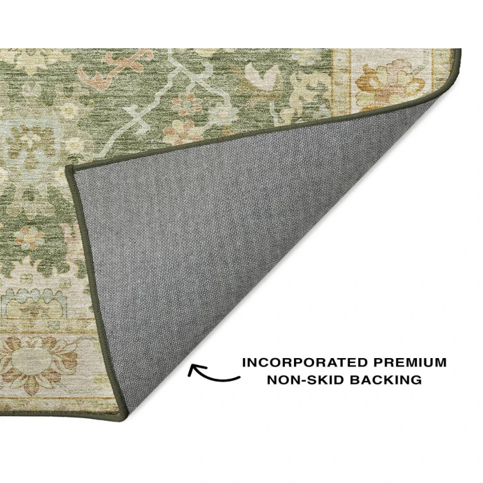 Dalyn Luxury Washable Hatay HY2 Aloe 5' x 7'6" Rug