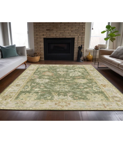 Dalyn Luxury Washable Hatay HY2 Aloe 8' x 10' Rug