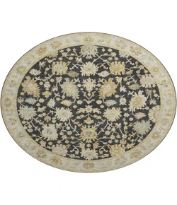 Dalyn Luxury Washable Hatay HY2 Black 8' x 8' Round Rug