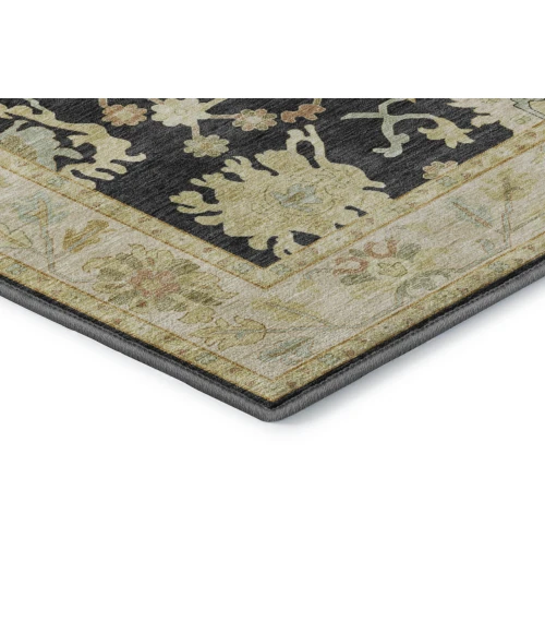 Dalyn Luxury Washable Hatay HY2 Black 8' x 10' Rug